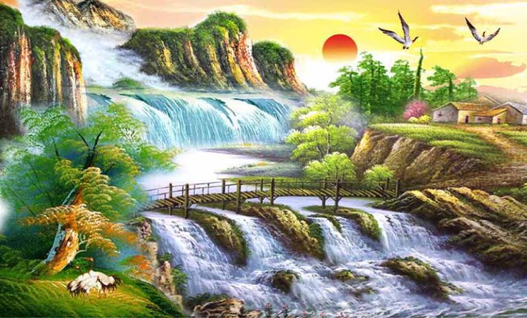 Tranh Sơn Thủy Hữu Tình